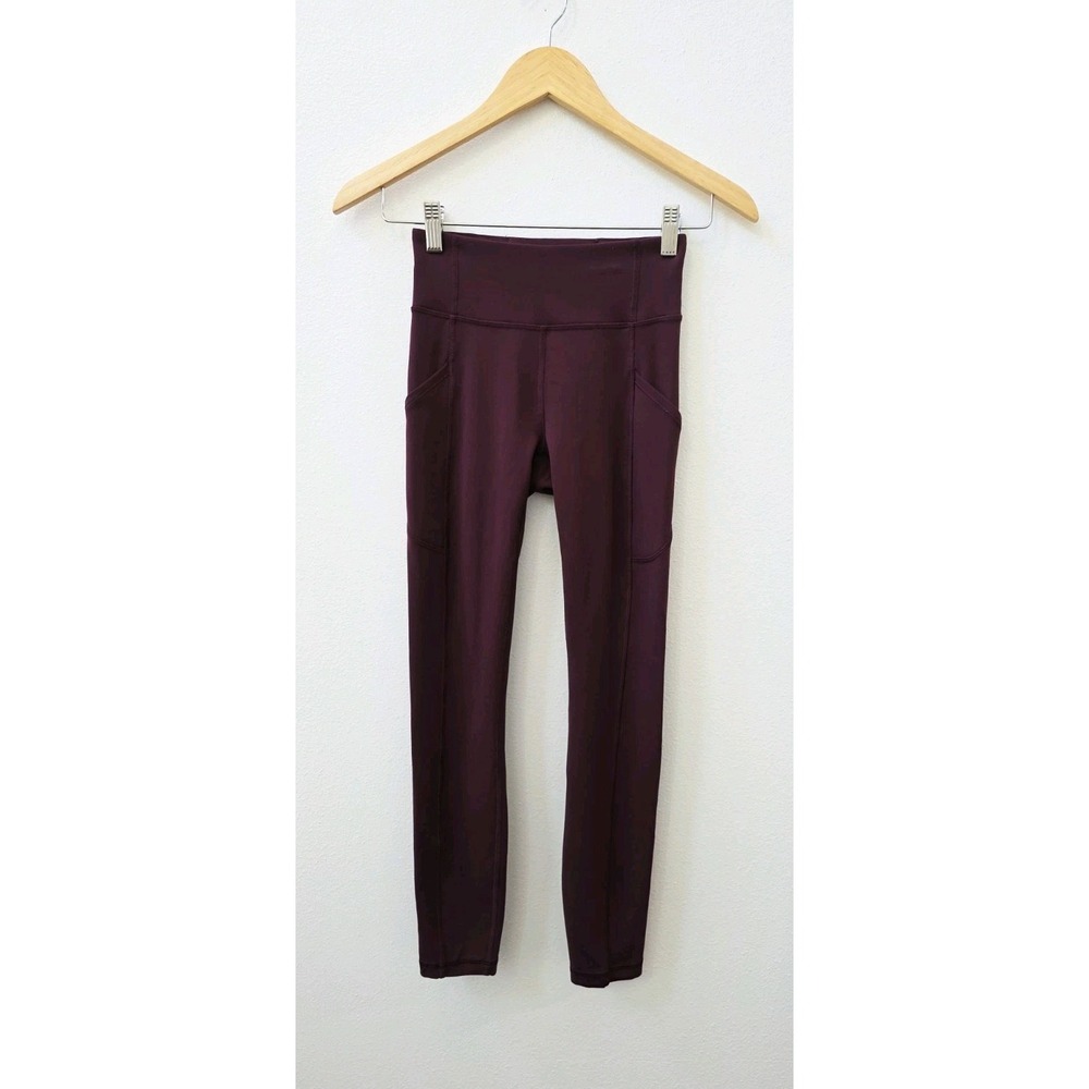Lululemon Invigorate High-Rise Leggings 25" Women's Size 2 Pockets - Picture 1 of 8